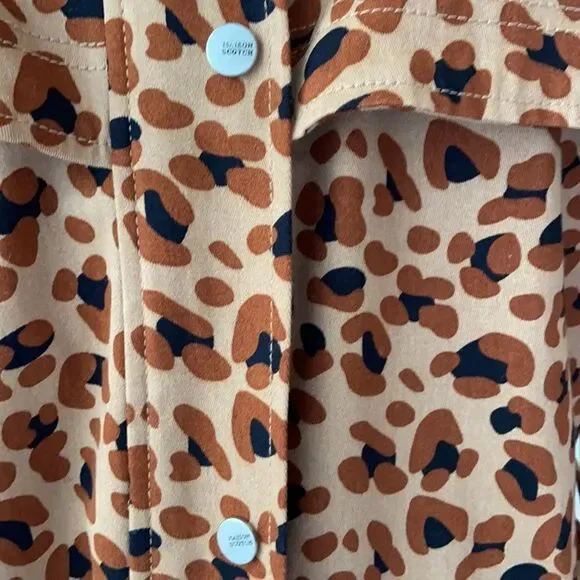 Scotch & Soda RARE Women's Leopard Trench Coat XS - Picture 2 of 10